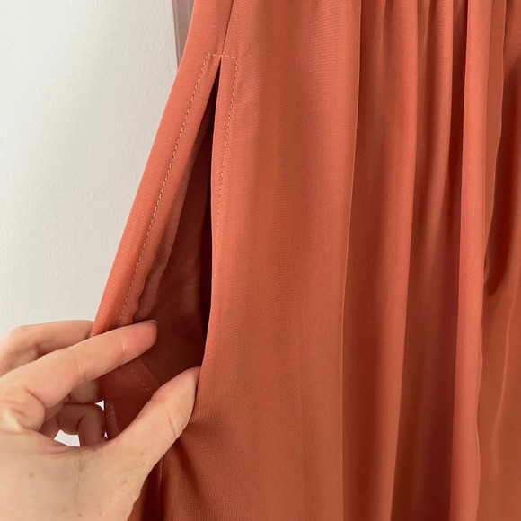 Birdy Grey Strapless Prom Maxi Bridesmaid Wedding Guest Dress August Terracotta - Picture 8 of 12